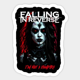 Falling in Reverse I'm Not a Vampire Sticker